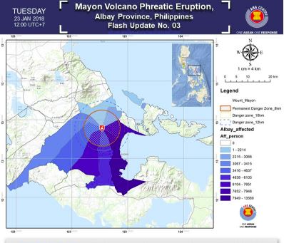 FLASH UPDATE NO. 3 - Mayon Volcano Phreatic Eruption, Philippines