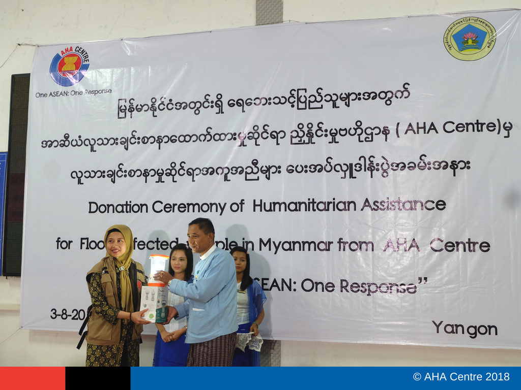 PRESS RELEASE: ASEAN Delivers Solar Lanterns for Flood-affected Communities in Myanmar
