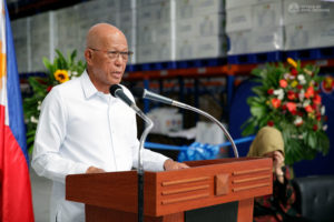 The launch was officiated by the Secretary of National Defense of the Republic of the Philippines, H.E. Delfin Lorenzana