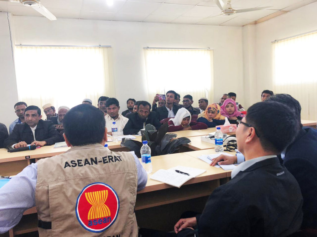 ASEAN team joined the second high-level visit in Cox’s Bazar to facilitate repatriation