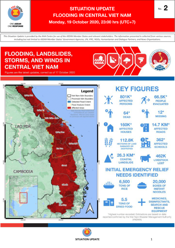 SITUATION UPDATE No. 2 - FLOODING IN CENTRAL VIET NAM