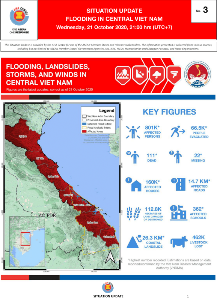 SITUATION UPDATE No. 3 - FLOODING IN CENTRAL VIET NAM