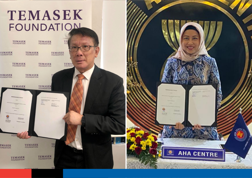 PRESS RELEASE - The AHA Centre Signed Agreements with DDPM Thailand and Temasek Foundation to Support Disaster Management in the ASEAN Region
